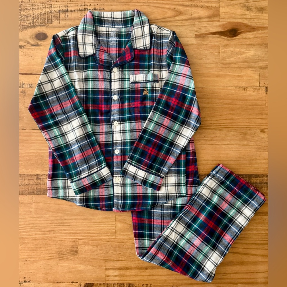 GAP kids Plaid Pajama Set